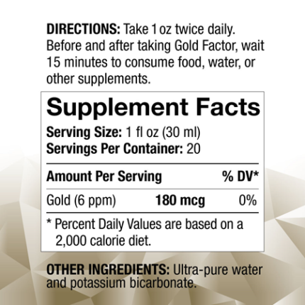 gold factor Nutrition